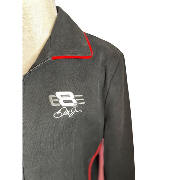 Chase Authentic's‎ NASCAR Dale Earnhardt  Jr women's XL Black Zip Up Embroidered - Picture 5 of 10